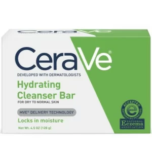 CeraVe Hydrating Cleanser Bar with Hyaluronic Acid and Ceramides for Normal to Dry Skin 128g_- Ditto UK Online Store